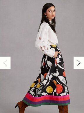 Farm Rio Smiley Skirt